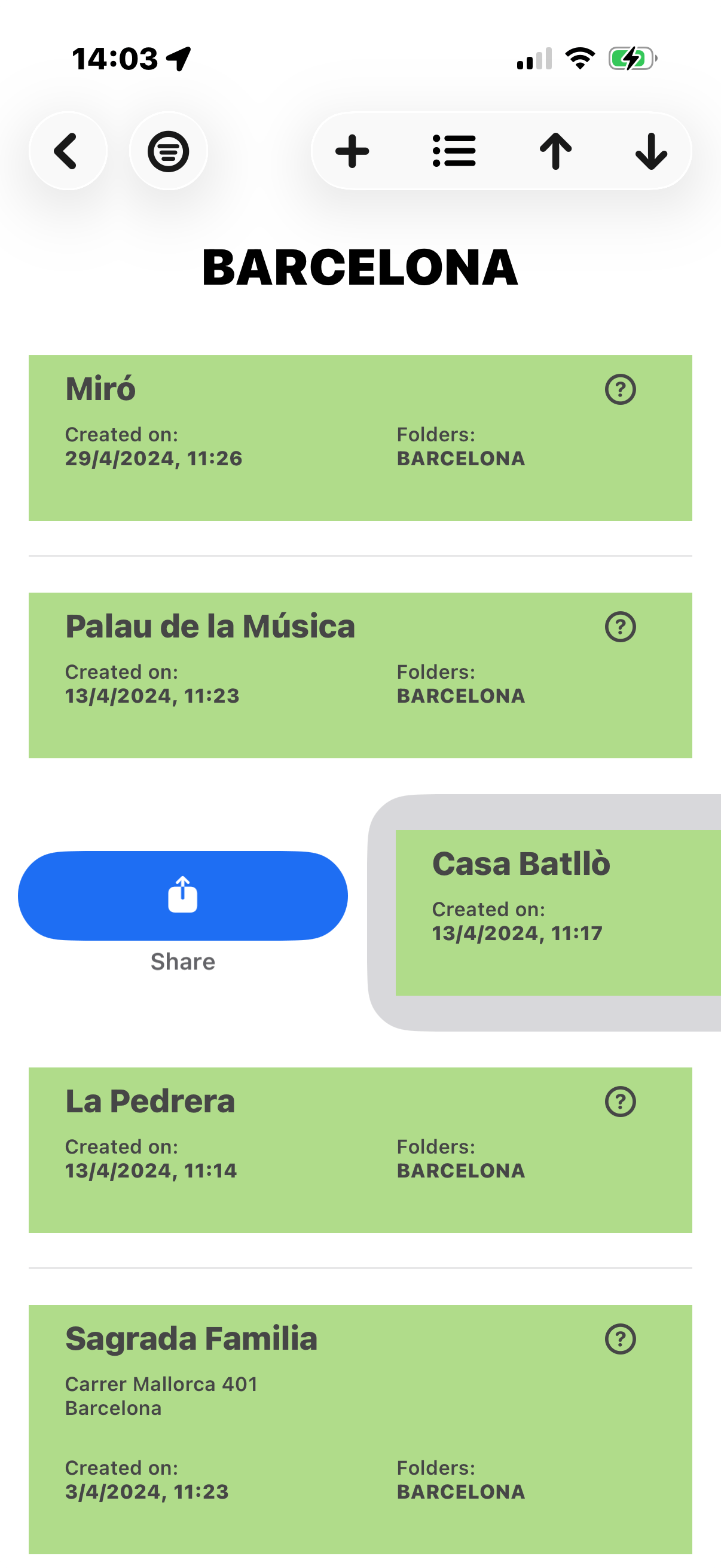 Map view